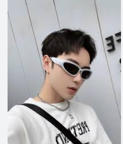 man wearing glasses