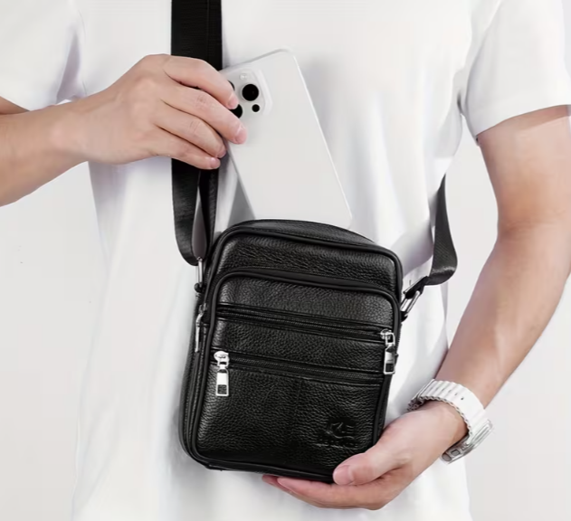 Screenshot 2026-01-30 085802 - Shop the best affordable Fashion Bags of amazing discounts! Mens Crossbody Bag Russian Genuine Leather photo